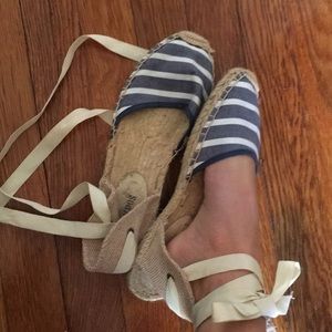 Soludos espadrille lace up sandals